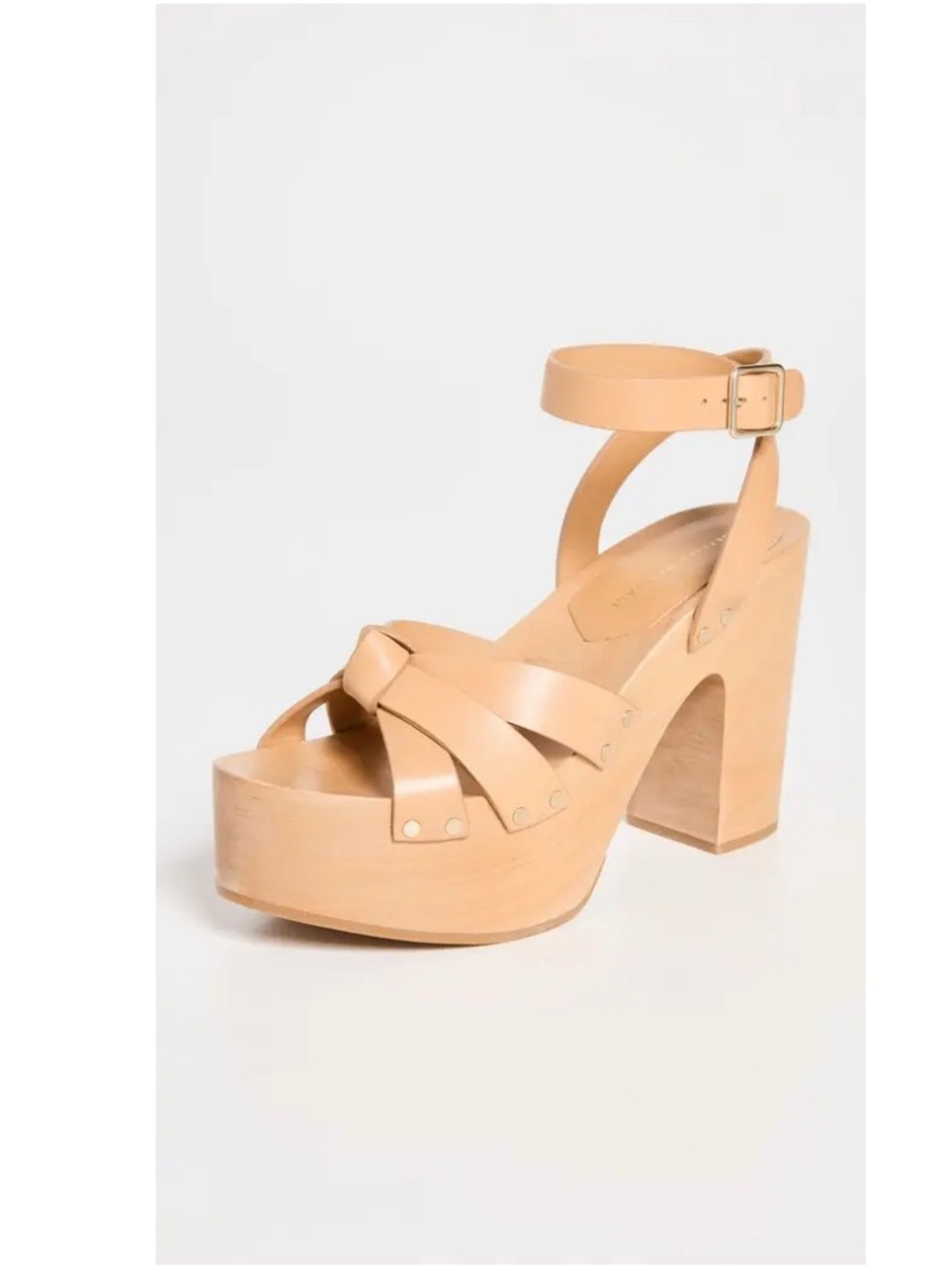 Loeffler Randall Abbie Honey Knotted Heeled Clog